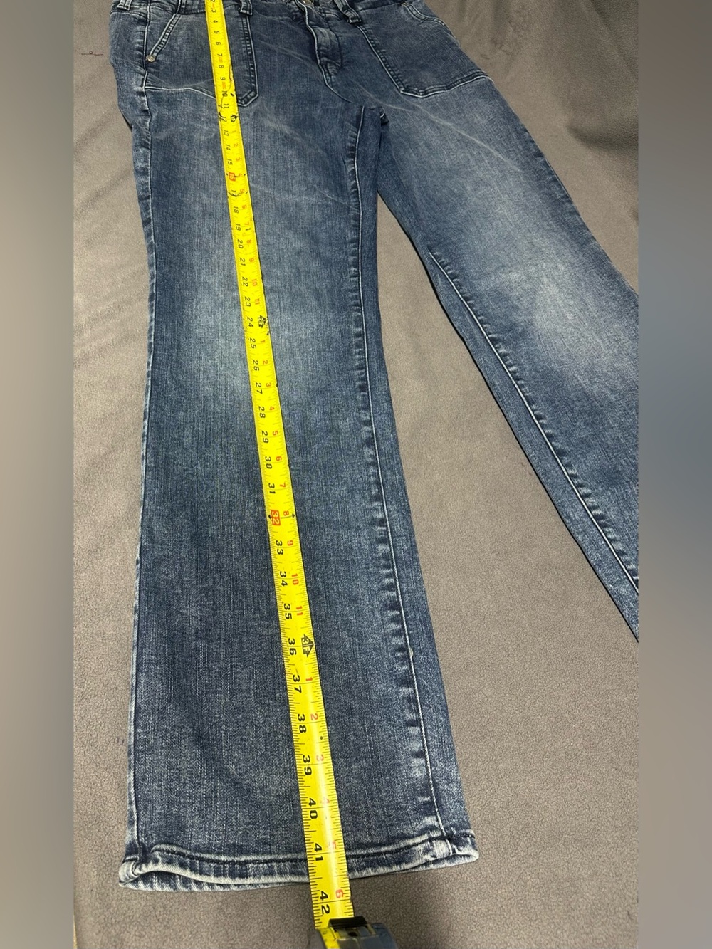 NYDJ Women's Washed Blue Skinny Jeans - Picture 9 of 9